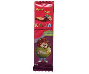 Sušený ovocný plátok Jablko - slivka 15g