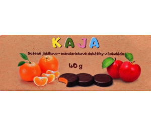 Apfel-Mandarinen-Taler in Schokolade &ndash; 40 g